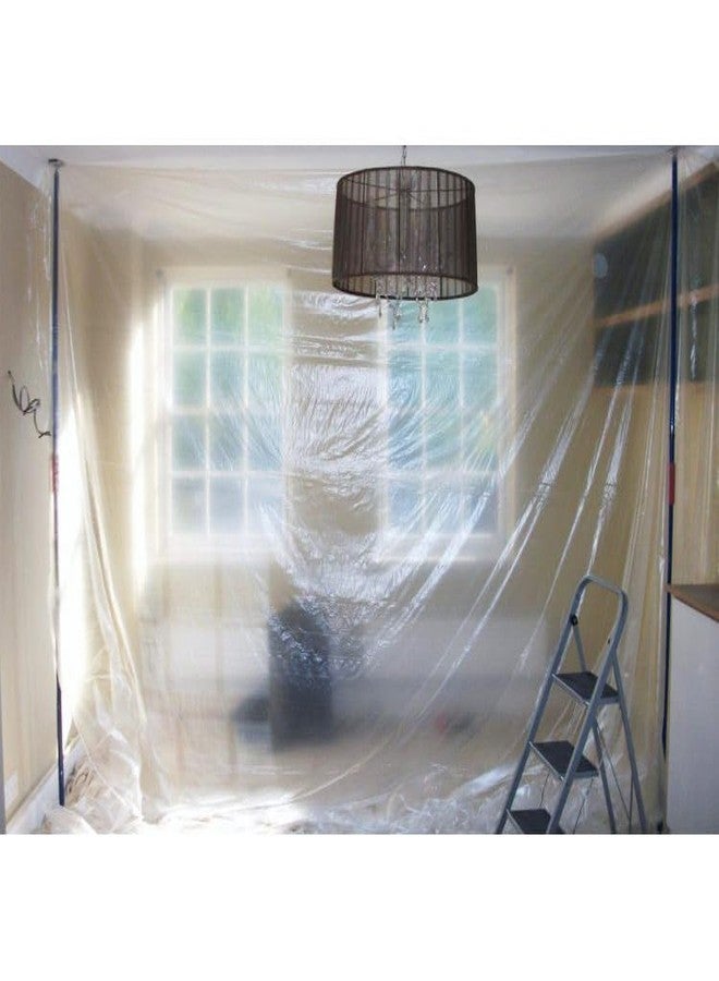 VG TARP غطاء بلاستيكي متعدد الأغراض من VG TARP لحماية الأثاث، والأرضيات الخشبية، وأجهزة التكييف، والثلاجات، والمساحات الخارجية، وغيرها من بقع الطلاء. المقاس: عرض 12 قدمًا × طول 20 قدمًا - Image 3
